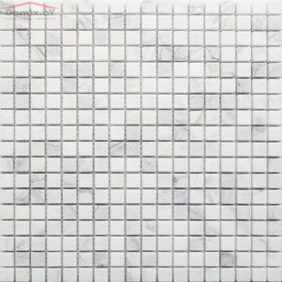 Мозаика Leedo Ceramica Pietrine Dolomiti bianco POL К-0096 (15х15) 4 мм